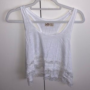 Hollister Cropped Lace Tank